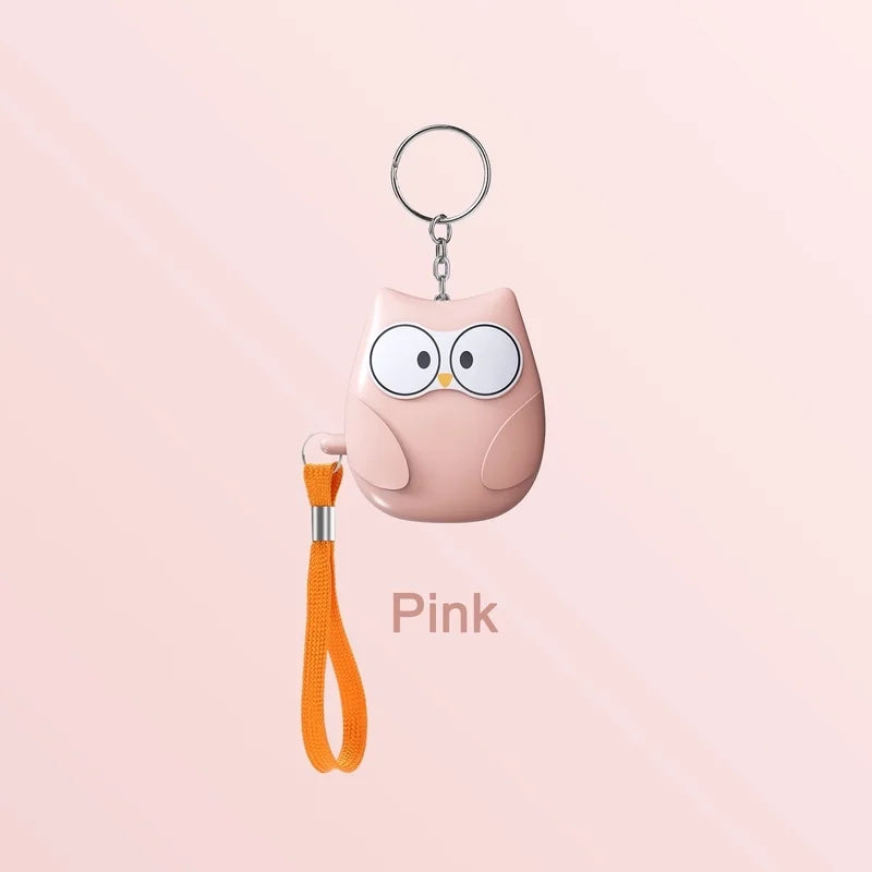 Owl Keychain Self-Defense Alarm